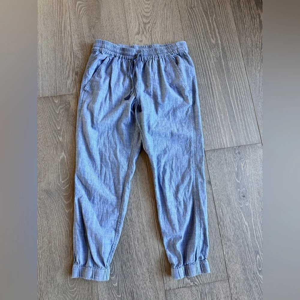 J. Crew Point Sur Seaside Chambray Pants Size 2